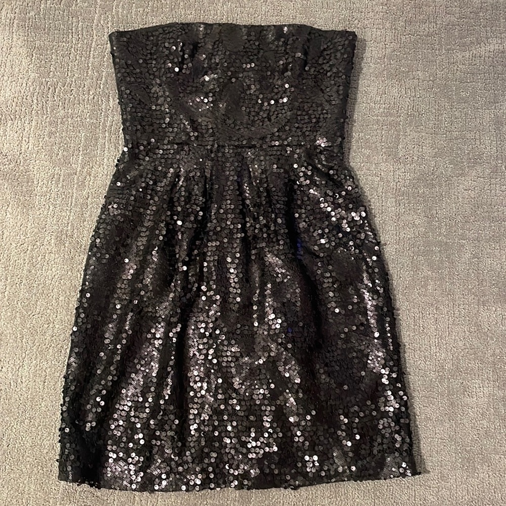 BCBG MaxAzaria sequin cocktail dress